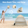 Wolfwise UPF50+ Pop up Beach Tent