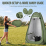 Wolfwise Pop Up Camping Toilet Tent,Value Kit with 30 Bags & Gel & Light