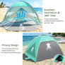 Wolfwise Beach Tent Sun Shelter for 3 Person with UPF 50+ UV Protection