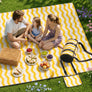 Wolfwise Picnic Blanket Waterproof, 80''x80'' Large Beach Blanket