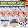 Wolfwise Picnic Blanket Waterproof, 80''x80'' Large Beach Blanket