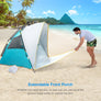 WolfWise GoldSand R10 Easy Setup Beach Tent