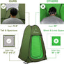 WolfWise pop up shower tent is taller and spacious than other sellers in the market.