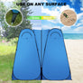 WolfWise double room pop up privacy tent can be used on any surface.