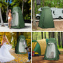 WolfWise pop up shower tent is ideal for changing clothes, showering in the wild, outdoor shooting, and using the bathroom when camping.