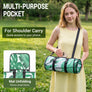 WolfWise Green Outdoor Picnic Blanket