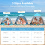 Wolfwise Pop up Beach Tent, UPF50+ Sun Shelter