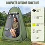 Wolfwise Pop Up Camping Toilet Tent,Value Kit with 30 Bags & Gel & Light