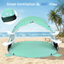 Wolfwise Pop up Beach Tent Sun Shelter with UPF50+ UV Protection