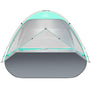 Wolfwise Beach Tent Sun Shelter for 4 Person, UPF 50+, Mint Green