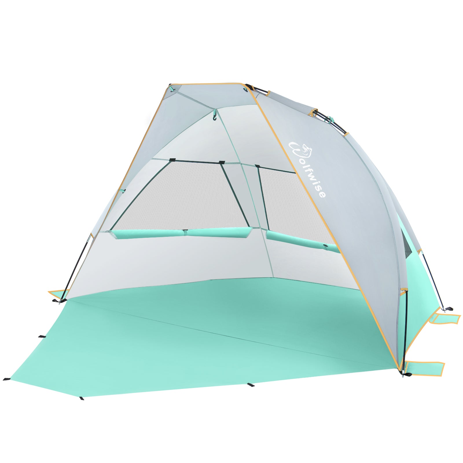 DAYMO Strandtent, windschelp tent, 190 x 160 cm, met uv-bescherming 50 , windscherm, pop-up tent, zelf-ontvouwende werptent DAYMO Strandtent, windschelp tent, 190 x 160 cm, met uv-bescherming 50 , windscherm, pop-up tent, zelf-ontvouwende werptent