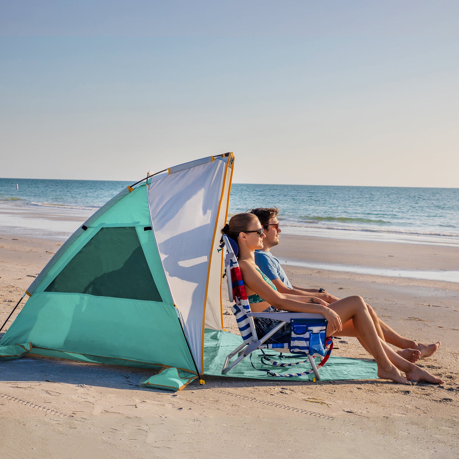 wolfwise beach tent WolfWise Portable Beach Tent, Beach Sun Shelter