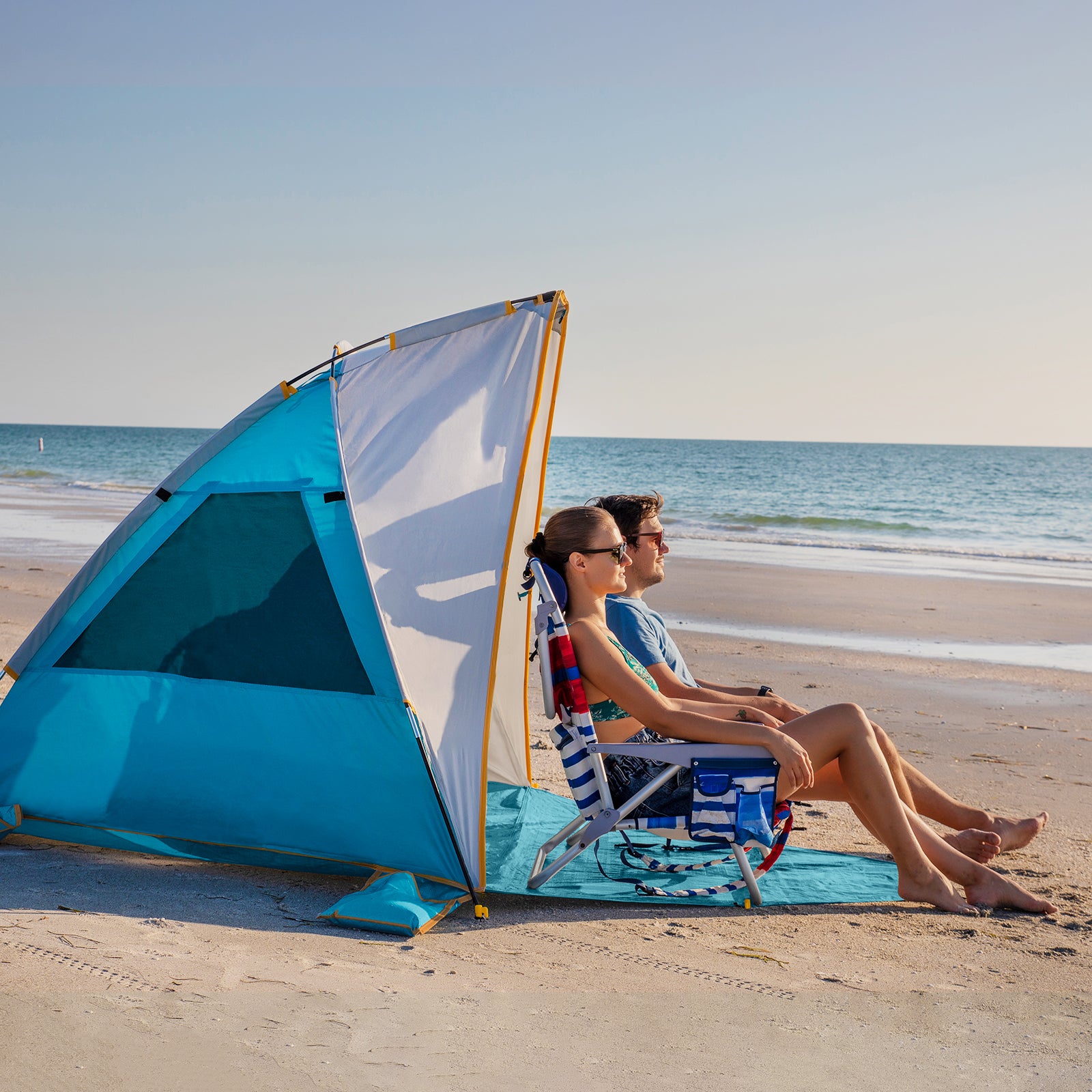 beach hub tent WolfWise Portable Beach Tent, Beach Sun Shelter