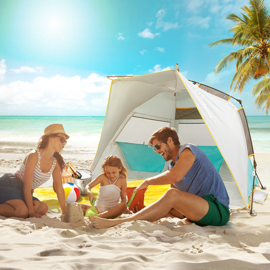 WolfWise GoldSand R10 Easy Setup Beach Tent