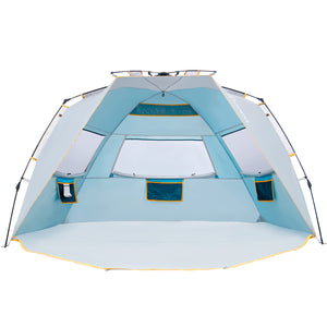 Wolfwise Easy Setup Beach Tent, Instant Sun Shelter, Baby Beach Tent – WolfWise