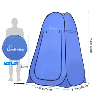 wolfwise toilet tent WolfWise Pop up Shower Tent, Pop up Privacy Tent, Portable Shower Tent