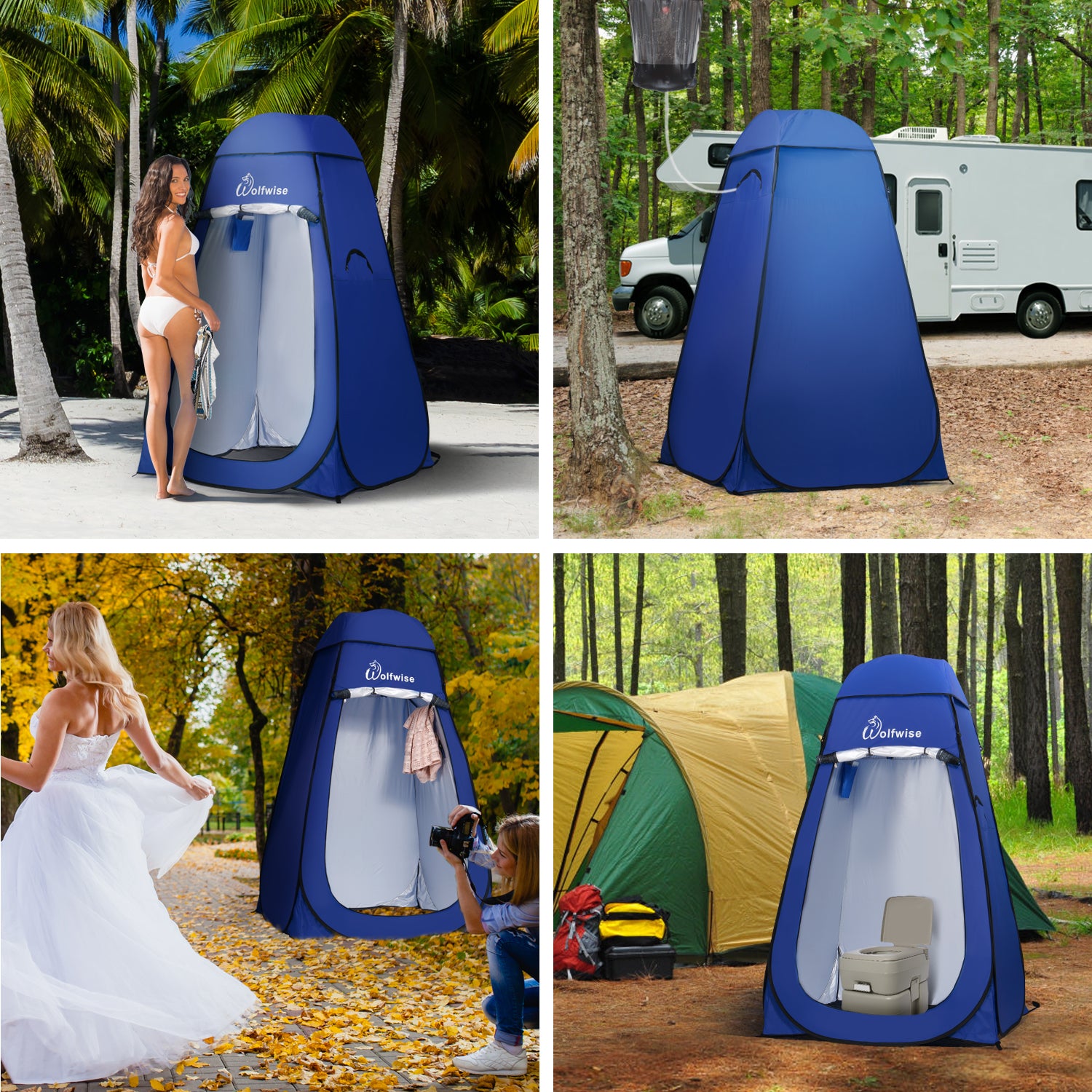 wolfwise toilet tent WolfWise Pop up Shower Tent, Pop up Privacy Tent, Portable Shower Tent