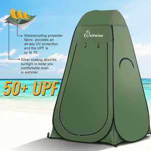 wolfwise ultraleicht campingstuhl WolfWise Pop up Shower Tent, Pop up Privacy Tent, Portable Shower Tent