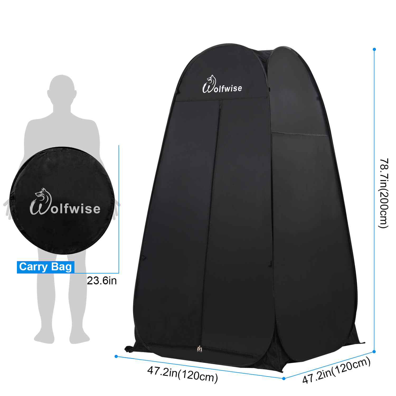 wolfwise toilet tent WolfWise Pop up Shower Tent, Pop up Privacy Tent, Portable Shower Tent