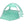 WolfWise Easy Set Up Beach Tent, Mint Green